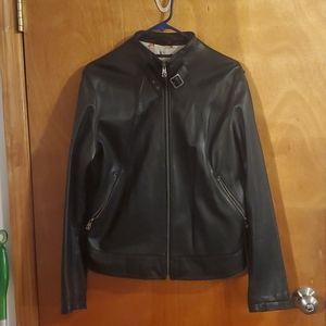 Miss Top Gun XL Black Soft Leather  Jacket
